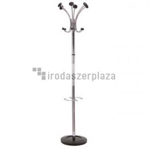 Ruhafogas, fém váz, műanyag gombokkal, ALBA "Chromy", króm