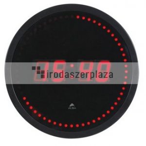 Falióra, LED kijelzős, 30 cm, ALBA "Horled", fekete