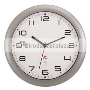 Falióra, rádióvezérlésű, 30 cm, ALBA "Hornewrc", ezüst