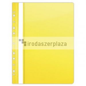 Gyorsfűző, lefűzhető, PVC, A4, DONAU, citromsárga
