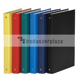 Gyűrűs könyv, 4 gyűrű, 35 mm, A4, PP/karton, DONAU, fekete