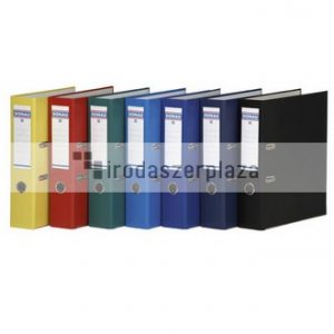 Iratrendező, 50 mm, A4, PP/karton, élvédő sínnel, DONAU "Master", piros