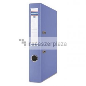 Iratrendező, 50 mm, A4, PP/karton, élvédő sínnel, DONAU "Master", világoskék