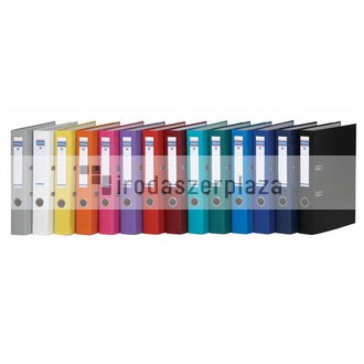 Iratrendező, 50 mm, A4, PP/karton, DONAU "Szivárvány", szürke