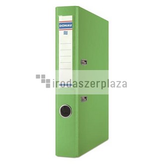 Iratrendező, 50 mm, A4, PP/karton, DONAU "Szivárvány", világoszöld
