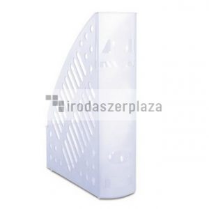 Iratpapucs, műanyag, 70 mm, DONAU, áttetsző kék