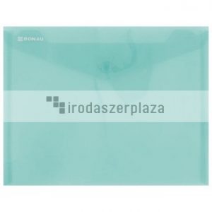 Irattartó tasak, A5, PP, patentos, DONAU, zöld