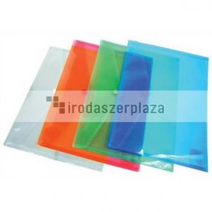 Irattartó tasak, DL, PP, patentos, DONAU, piros