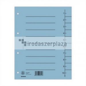 Regiszter, karton, A4, DONAU, kék