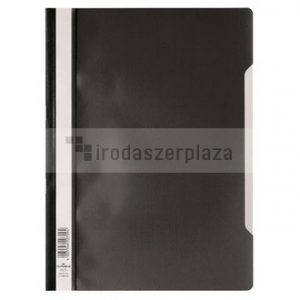 Gyorsfűző, PP, A4, DURABLE "Economy", fekete