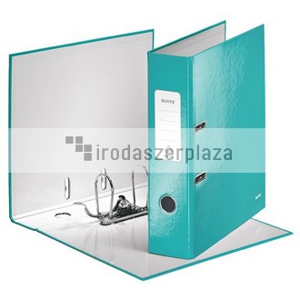 Iratrendező, 80 mm, A4, karton, LEITZ "180 Wow", jégkék