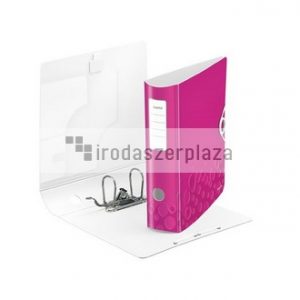 Iratrendező, 82 mm, A4, PP, LEITZ "180 Active Wow", rózsaszín