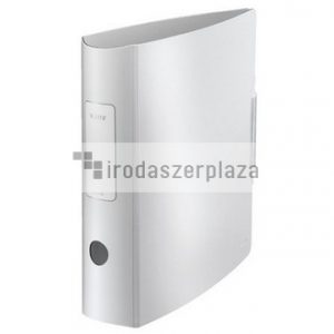Iratrendező, 82 mm, A4, PP, LEITZ "180 Active Style", kristályfehér