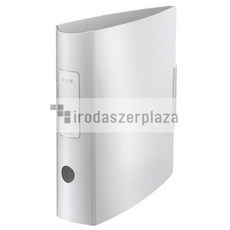 Iratrendező, 82 mm, A4, PP, LEITZ "180 Active Style", kristályfehér