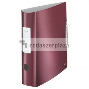 Iratrendező, 82 mm, A4, PP, LEITZ "180 Active Style", gránátvörös