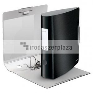 Iratrendező, 82 mm, A4, PP, LEITZ "180 Active Style", szaténfekete
