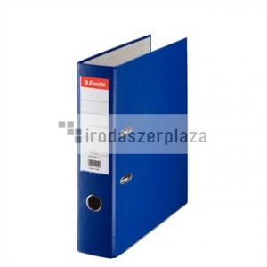 Iratrendező, 75 mm, A4, PP/karton, élvédő sínnel, ESSELTE "Economy", kék