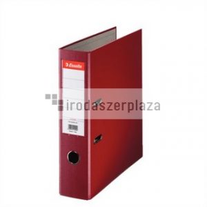 Iratrendező, 75 mm, A4, PP/karton, élvédő sínnel, ESSELTE "Economy", bordó