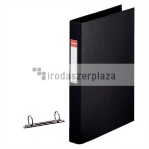 Gyűrűs könyv, 2 gyűrű, 42 mm, A4, PP, ESSELTE "Standard", Vivida fekete