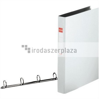 Gyűrűs könyv, 4 gyűrű, 42 mm, A4, PP, ESSELTE "Standard", Vivida fehér