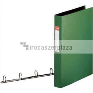 Gyűrűs könyv, 4 gyűrű, 42 mm, A4, PP, ESSELTE "Standard", Vivida zöld