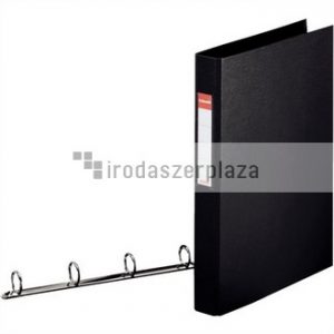 Gyűrűs könyv, 4 gyűrű, 42 mm, A4, PP, ESSELTE "Standard", Vivida fekete