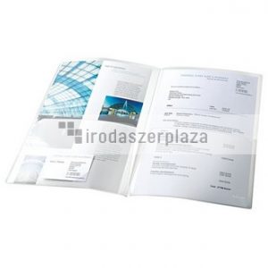 Rendszerező genotherm, kihajtható, A4, 180 mikron, narancsos felület, ESSELTE