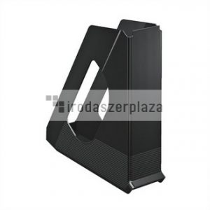 Iratpapucs, műanyag, 68 mm, ESSELTE "Europost", Vivida fekete