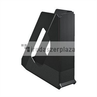 Iratpapucs, műanyag, 68 mm, ESSELTE "Europost", Vivida fekete