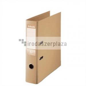 Iratrendező, 75 mm, A4, PP, élvédő sínnel, ESSELTE "Standard", homok