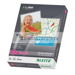 Meleglamináló fólia, 125 mikron, A6, fényes, LEITZ "iLam"