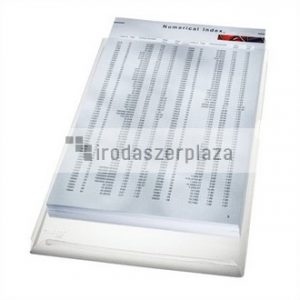 Genotherm, "L", A4, 170 mikron, narancsos felület, 20 mm, LEITZ "Jumbo"