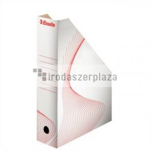 Iratpapucs, karton, 80 mm, összehajtható, ESSELTE "Standard", fehér