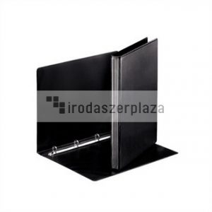 Gyűrűs könyv, panorámás, 4 gyűrű, 25 mm, A4, PP, ESSELTE, fekete