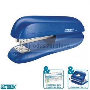Tűzőgép, 24/6, 26/6, 20 lap, RAPID "F6", kék