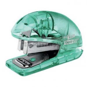 Tűzőgép, mini, 24/6, 26/6, 10 lap, RAPID "Colour`Breeze", zöld