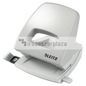 Lyukasztó, kétlyukú, 25 lap, LEITZ "Nexxt 5005", szürke