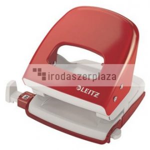 Lyukasztó, kétlyukú, 30 lap, LEITZ "Nexxt Wow", piros