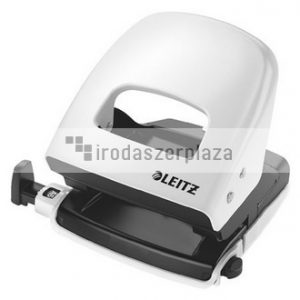 Lyukasztó, kétlyukú, 30 lap, LEITZ "Nexxt Wow", fehér