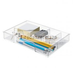 Rendszerező tálca Leitz "Plus/Wow Cube" fiókos irattárolókhoz, LEITZ, áttetsző