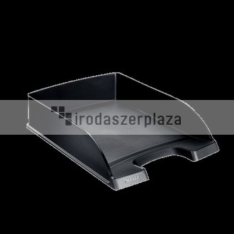 Irattálca, műanyag, LEITZ "Plus", fekete