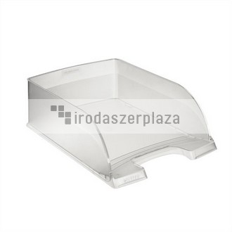 Irattálca, műanyag, LEITZ "Plus Jumbo", víztiszta