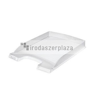 Irattálca, műanyag, vékony, LEITZ "Plus", áttetsző