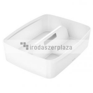 Rendszerező tálca, fogantyúval, nagy, LEITZ "MyBox", fehér
