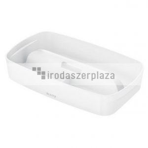 Rendszerező tálca, fogantyúval, kicsi, LEITZ "MyBox", fehér