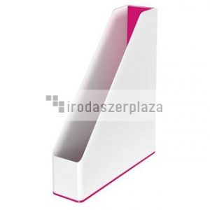 Iratpapucs, műanyag, 73 mm, kettős színhatású, LEITZ "Wow", rózsaszín