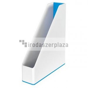 Iratpapucs, műanyag, 73 mm, kettős színhatású, LEITZ "Wow", kék