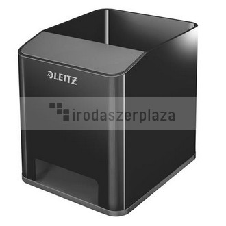 Írószertartó, kettős színhatású, LEITZ "Duo", fekete