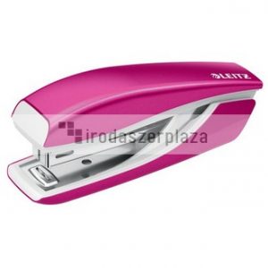 Tűzőgép, mini, No. 10, 10 lap, fém, LEITZ "Nexxt Wow", rózsaszín