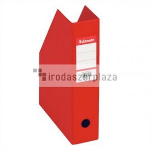 Iratpapucs, PVC/karton, 70 mm, összehajtható, ESSELTE, Vivida piros